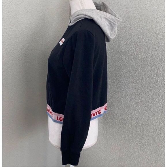 Levi’s Logo Waistband Pullover Hoodie Girls Size XL 13-15 Years - Picture 3 of 9